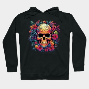 Tropical Pirate Skull Hoodie